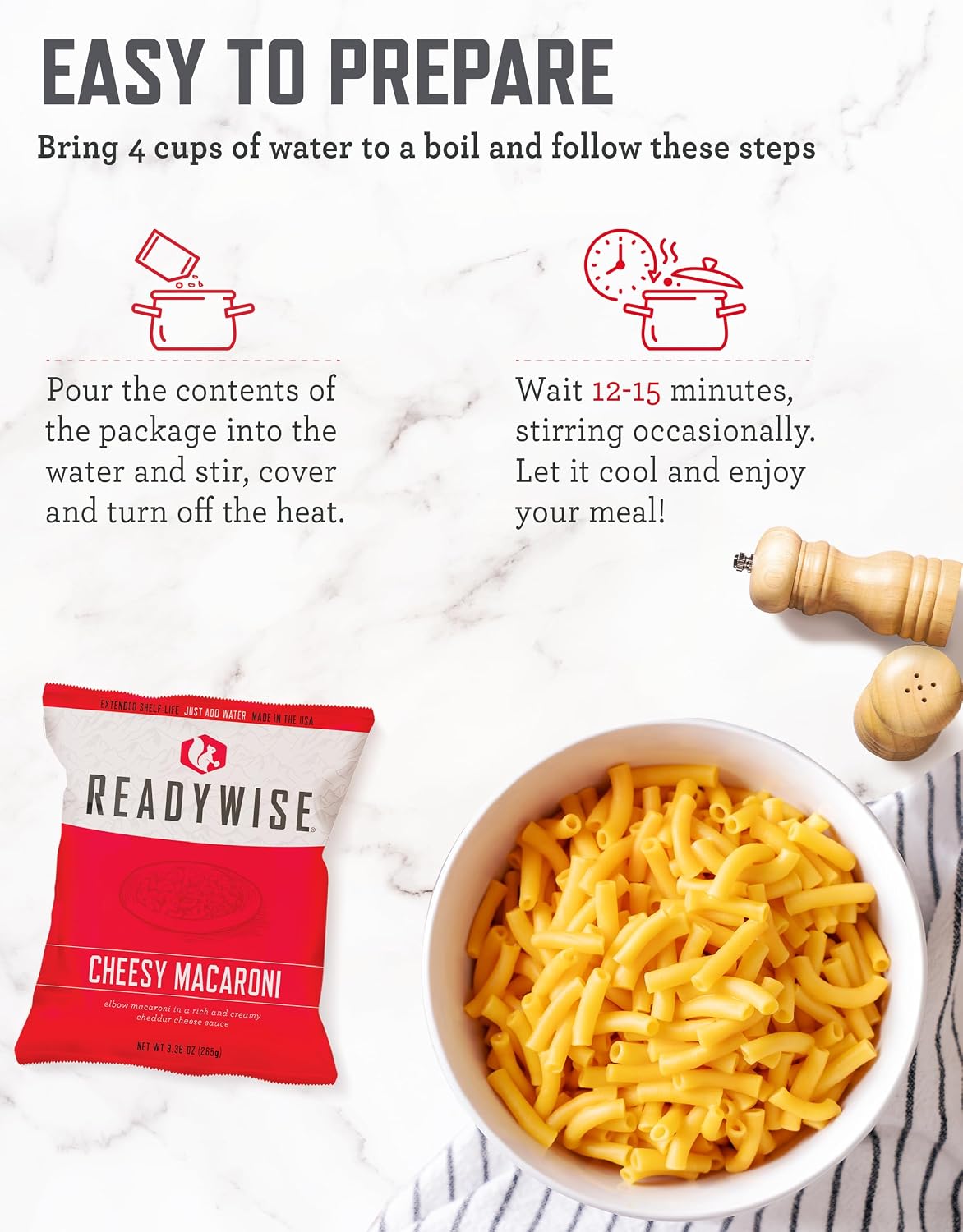 ReadyWise 30 Day Emergency Food Supply - 296 Servings